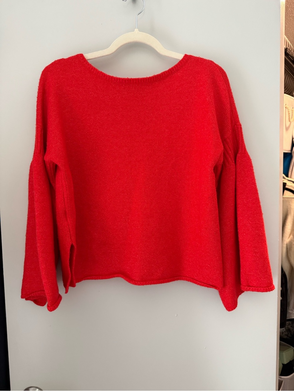 Lou & Grey Vibrant Red Knit Top